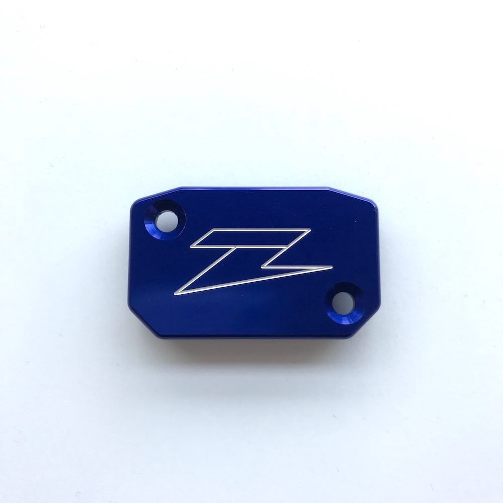 Zeta - Reservoir Cap - Brake/Clutch - Front - Husqvarna TC/TE/FC/FE 125-501 14-18  & Clutch TE250/300 14-16, FC250/350/450 14-15, FE250-501 14-16 (Blue)