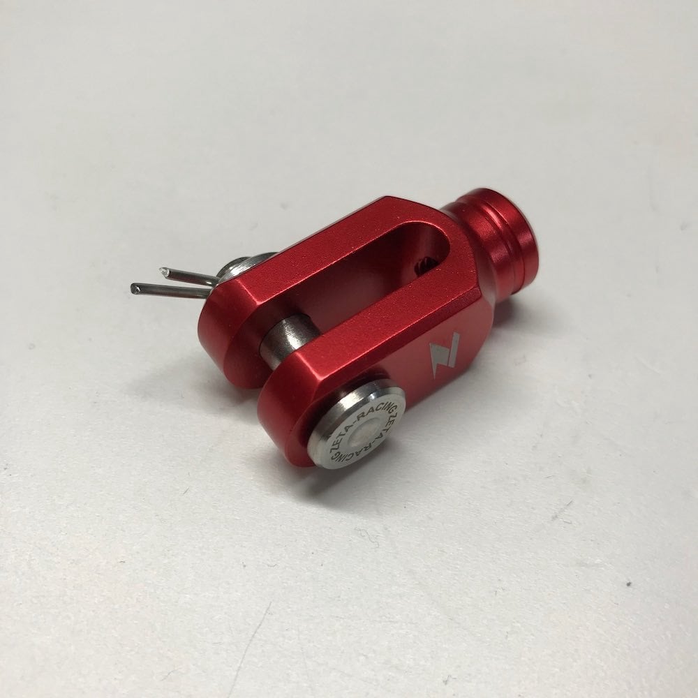 Zeta - Rear Brake Clevis - CRF150 07-26, CR125/250 02-07, CRF250 04-26, CRF450 02-26, CRF250 X/RX 04-26, CRF450 X/RX 05-26 (Red)