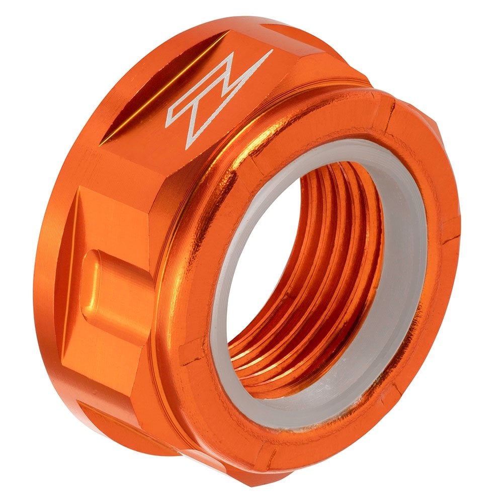 Zeta - Axle Nut (Rear) M20 x 1.5 - KTM SX85 12-25, SX/SXF 125-450 98-12, EXC/EXCF 125-520 98-23, FREERIDE 250R 14-17, FREERIDE 250F 18-22, FREERIDE 350F 12-22, Husqvarna TC85 14-25, TC/FC 14-15, TC250 14-16, TE/FE 14–23, Husaberg