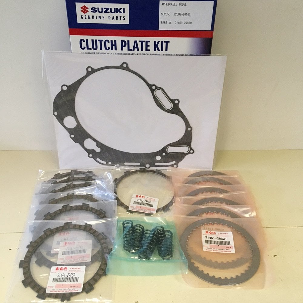 Suzuki Genuine Part - Clutch Plate Kit (SV650 SFV650 K9-L7) - 21400-29830-000