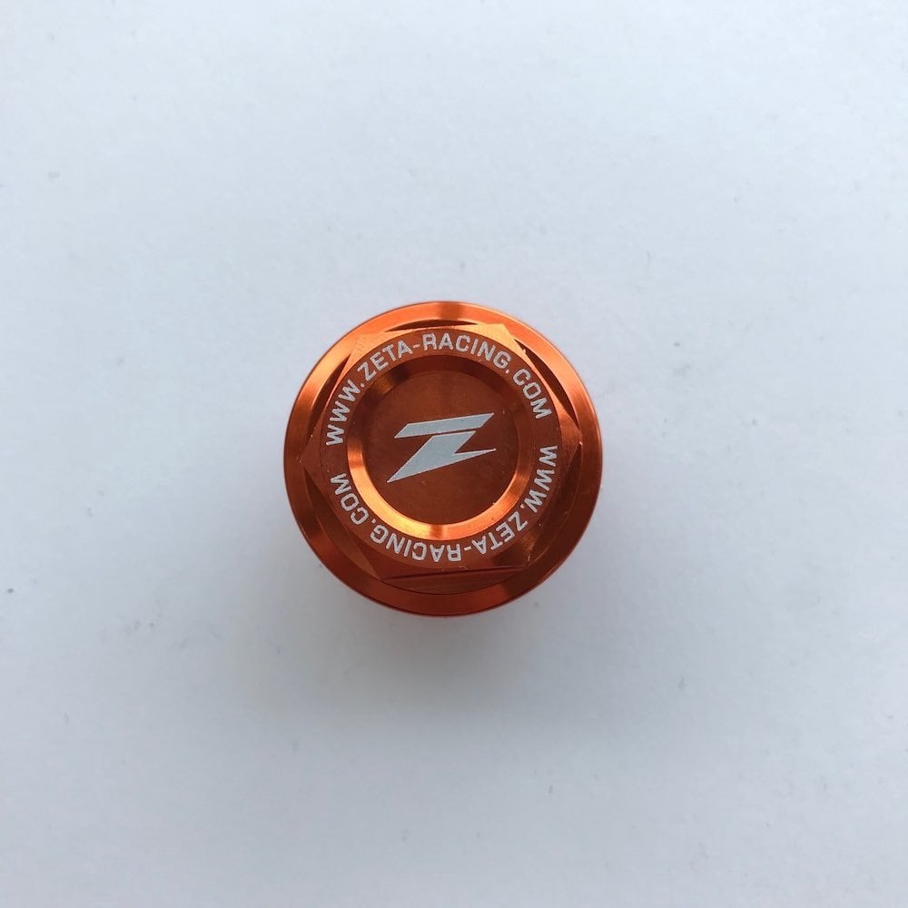 Zeta - Reservoir Cap - Brake - Rear - KTM SX/SXF/EXC/EXCF 125-525 04-24, Husqvarna TC125/250 14-24, FC250-450 14-24, TE125-300 14-18, FE250-501 14-18, Gas Gas MC125/250 21-23, MCF250-450 21-23, EX/EXF 250-450 21-23, Sherco
