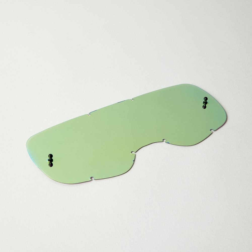 Fox (Spares) Lens - Youth - Main-2 - Tear-Off - Lexan 0.7mm - Spark/Iridium