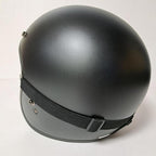 Bikers World (Goggles) Classic/Vintage Leather Version (Silver/Black)