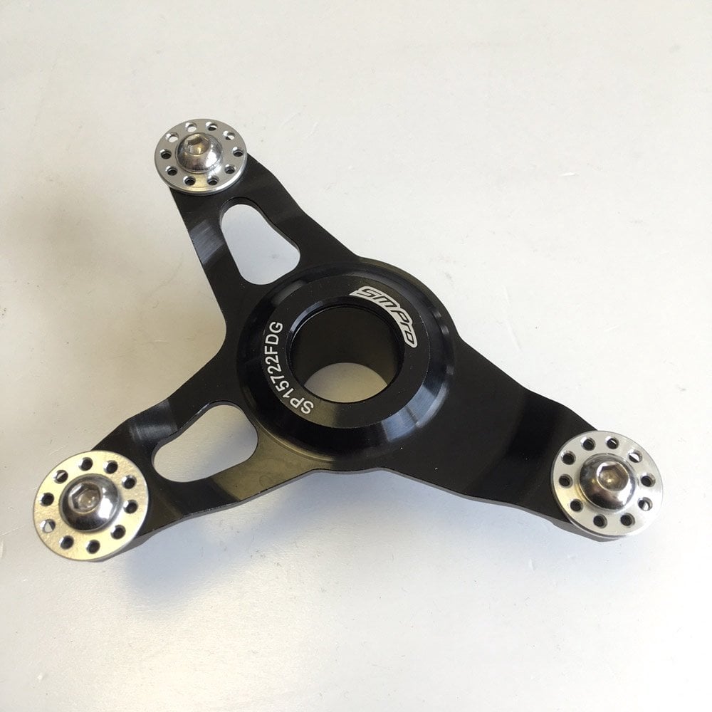 SMPro/Acerbis - Front Disc Guard Mount (SP157) - KTM SX/SXF 125-450 15-26, EXC/EXCF 125-500 16-26, Husqvarna FC/TC 125-450 15-26, TE/FE 125-501 16-26, Gas Gas MC/MCF/EC/ECF/EX/EXF 125-450 21-26, STARK Varg 23-26 (22mm Spindle)