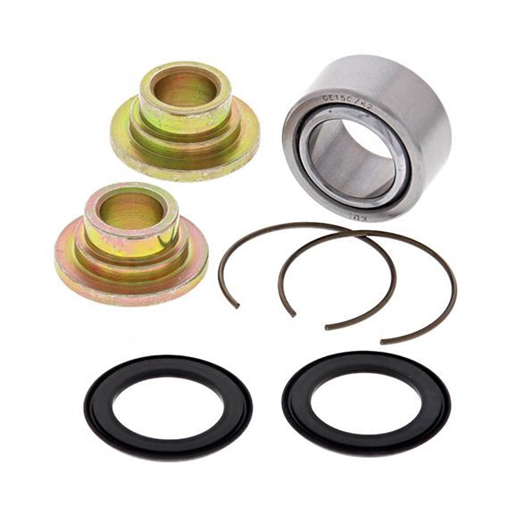 All Balls - Rear Shock Kit - Upper - KTM SX50 17-24, SX125-250 12-24, SXF250-450 11-24, Husqvarna 125-450 14-24, Gas Gas 125-450 21-24 & Lower - KTM SX50 MINI 17-22, 690 ENDURO 08-24, Husqvarna 701 ENDURO/SM 16-24