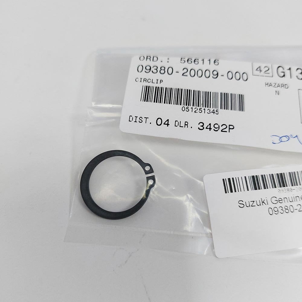 Suzuki Genuine Part - Circlip, Transmission - 09380-20009-000