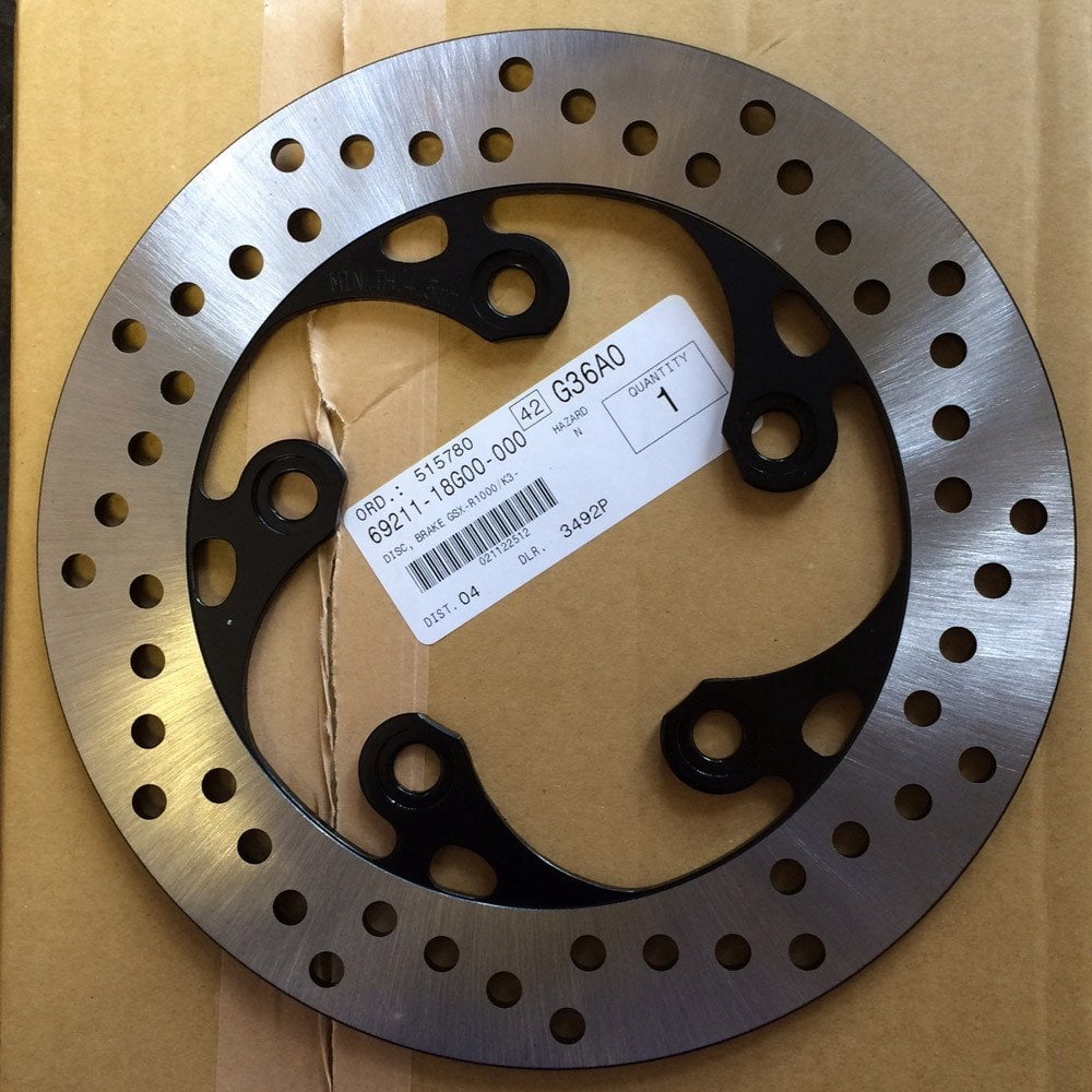 Suzuki Genuine Part - Rear Brake Disc (GSXR 600/750 K4-L6, GSXR 1000 K3-L7) - 69211-18G00-000