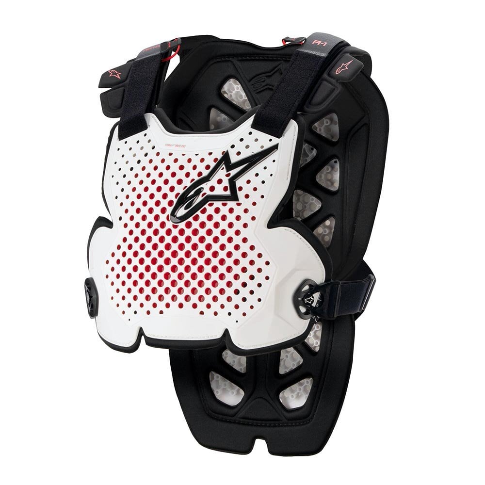 Alpinestars MX | MTB Chest Armour - A-1 Pro (White/Black/Red)