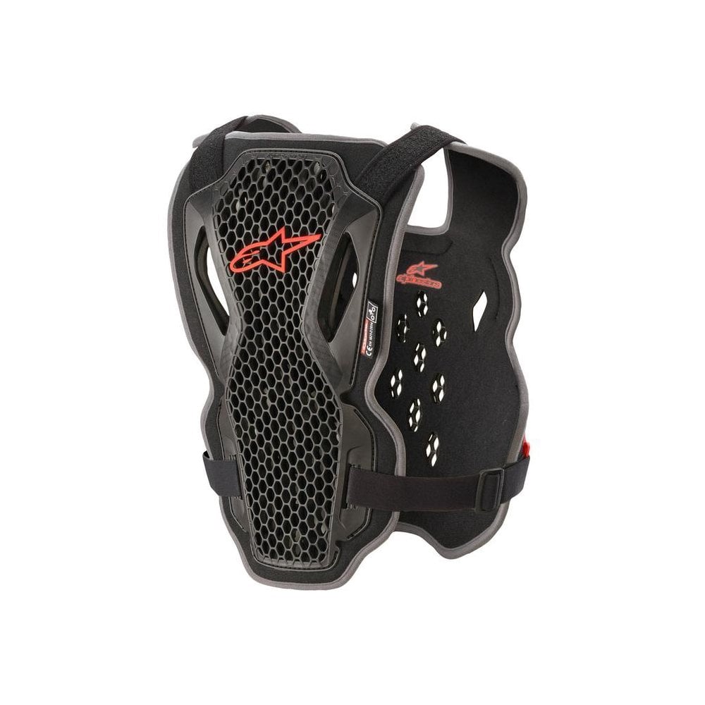 Alpinestars Motocross Chest Armour - Bionic Action (Black/Red)