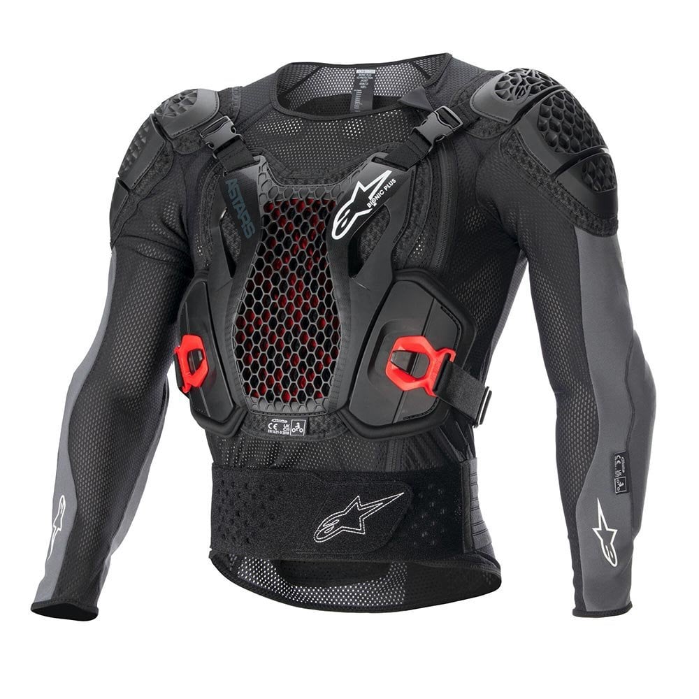 Alpinestars Bionic Plus V2 MX | Enduro | MTB Armoured Protection Jacket (Black/Red)