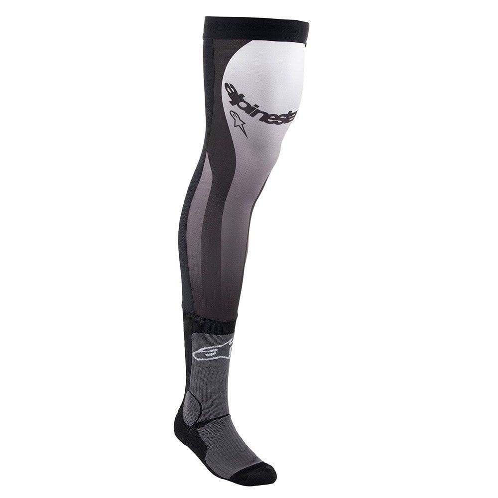 Alpinestars (MX26) Socks - Knee Brace (Black/White)