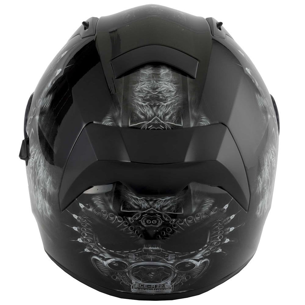 Vcan (2025) Helmet - H128 Drogon 22.06 (Black/Grey)