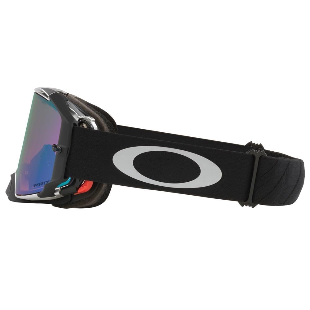 Oakley Airbrake Goggles - TUFF BLOCKS (Gunmetal/Black) PRIZM Jade Lens