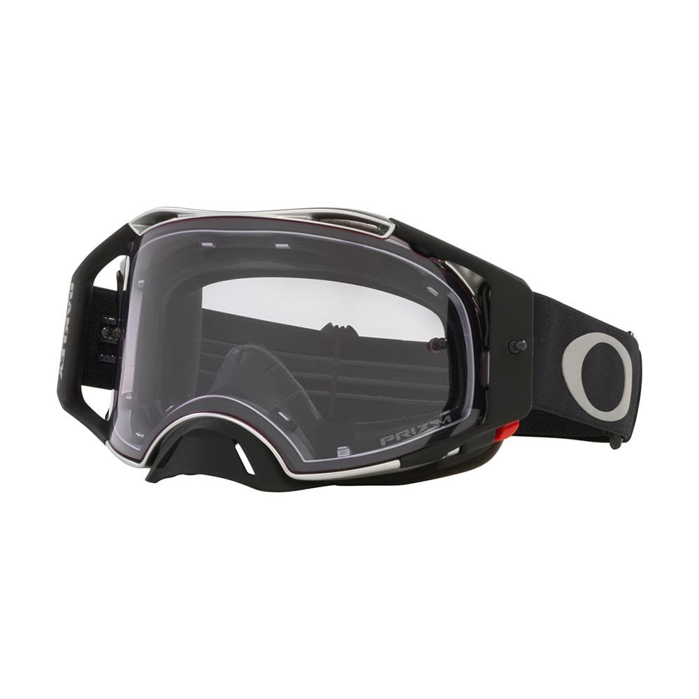 Oakley Airbrake Goggles - TUFF BLOCKS (Gunmetal/Black) PRIZM Low Light Lens