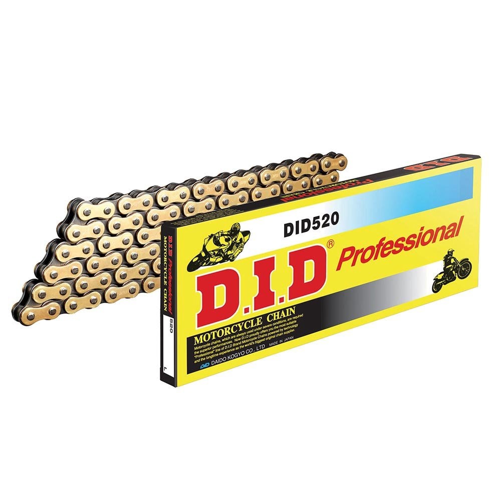 DID - MX Chain - 520 x 120L - Standard - Gold/Black