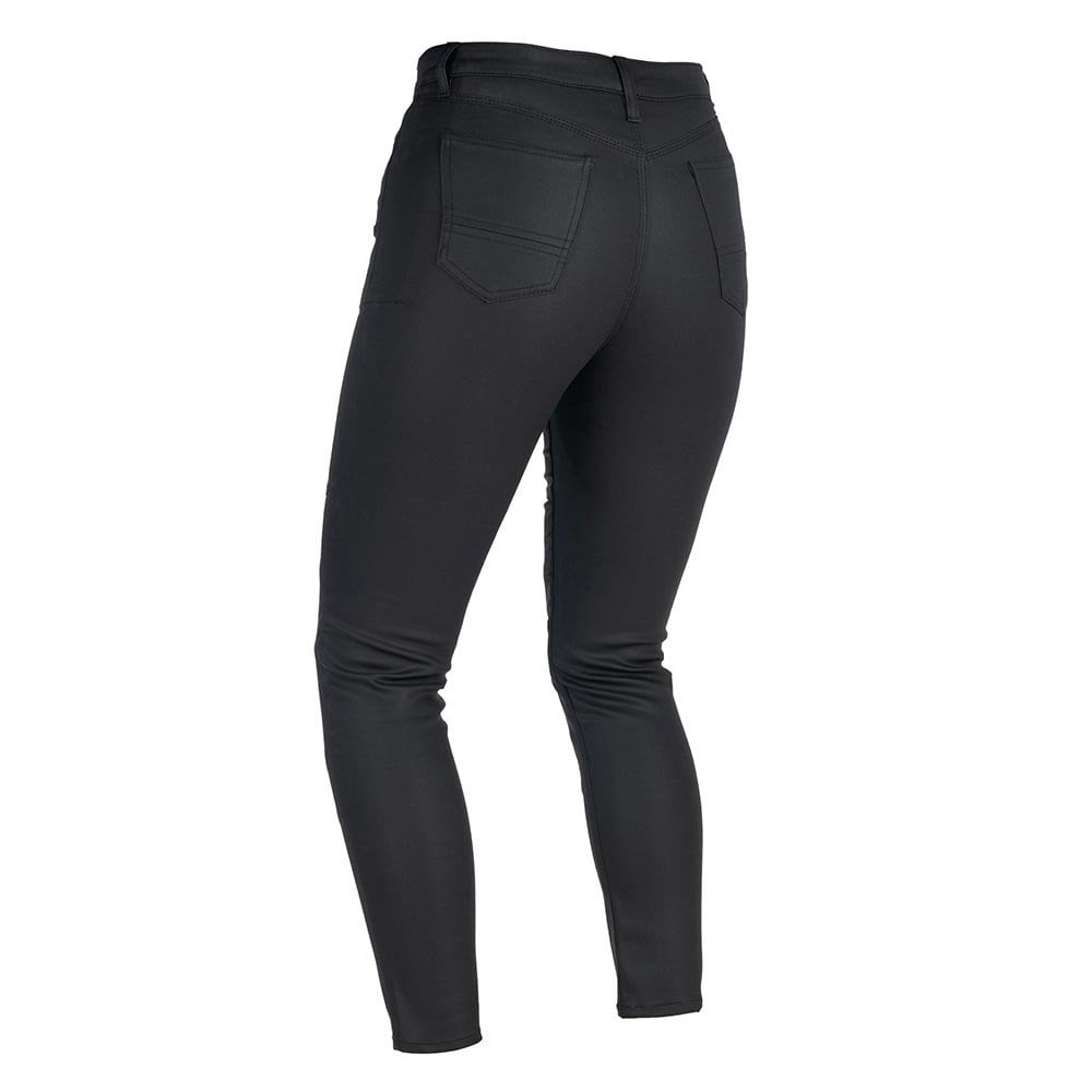 Oxford (SALE) Women's Motorcycle Jegging - Armourlite (AA) Single Layer (Waxed Black) *Short Leg*