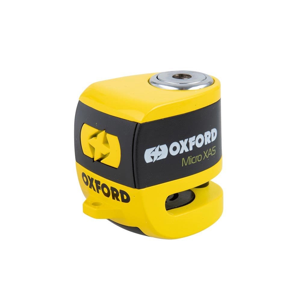 Oxford - XA5 Alarm Disc Lock 5.5mm Pin Yellow/Black (LK213)