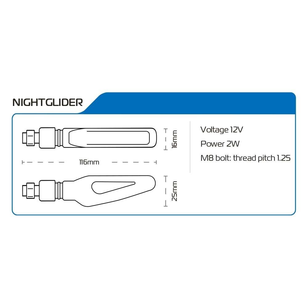 Oxford Indicators - NightGlider - Sequential (EL361)
