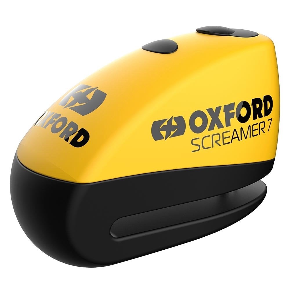 Oxford Products Oxford Security - Screamer 7 Alarm Disc Lock - (Yellow ...