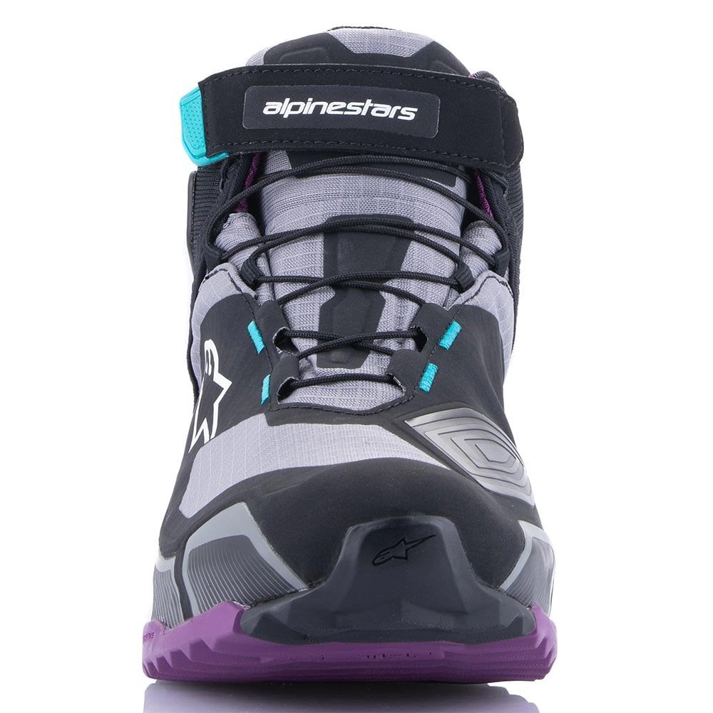 Alpinestars Women's CR-X Motorcycle Riding Shoes (Black/Plum/Teal)