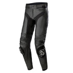 Alpinestars Missile V3 Motorcycle Leather Jeans (Black/Black) *Regular Leg*