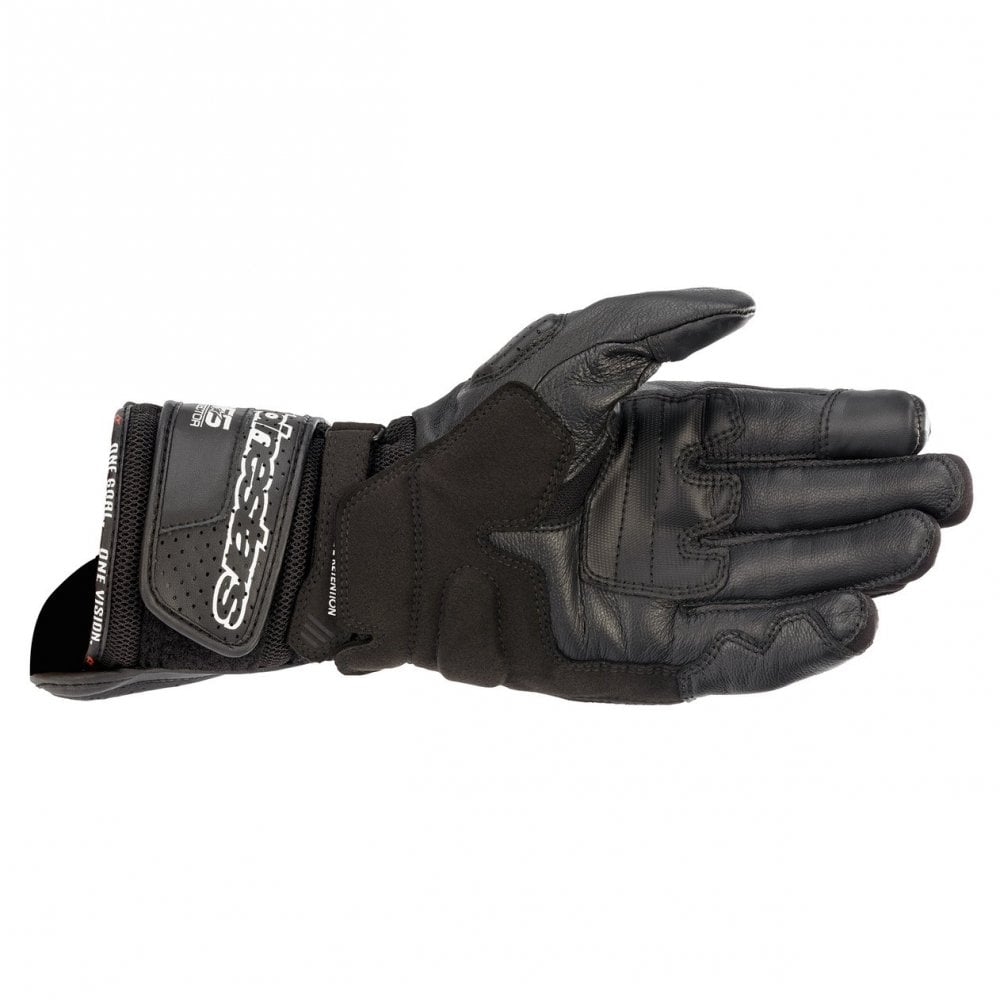 Alpinestars SP-8 V3 Air Motorcycle Sports Vented Leather Gloves (Black)