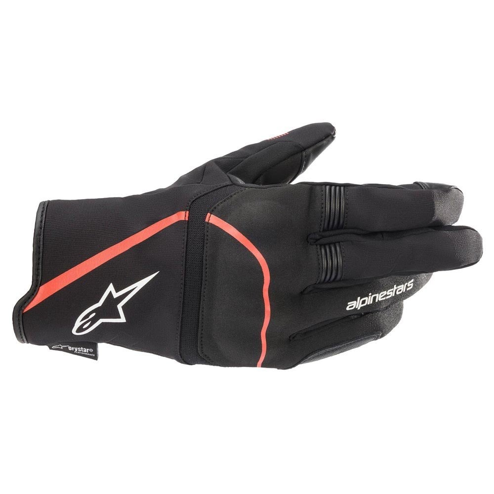 Alpinestars Syncro V2 Drystar Short Cuff Gloves (Black/Red Fluo)