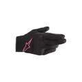 Alpinestars Women's S-Max Stella Drystar WP Motorcycle Short Gloves (Black/Fuchsia)