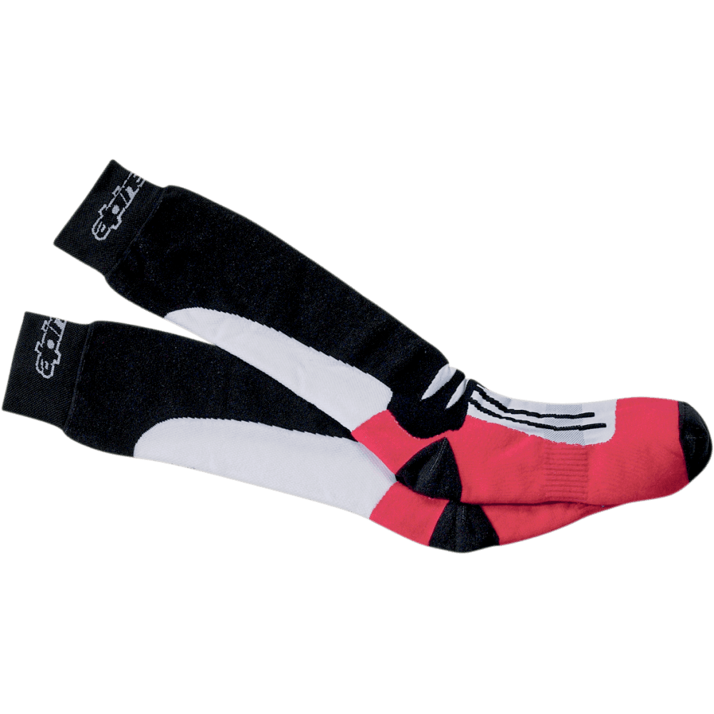 Alpinestars (2026) Socks - Road Racing, Long (Black/Red)