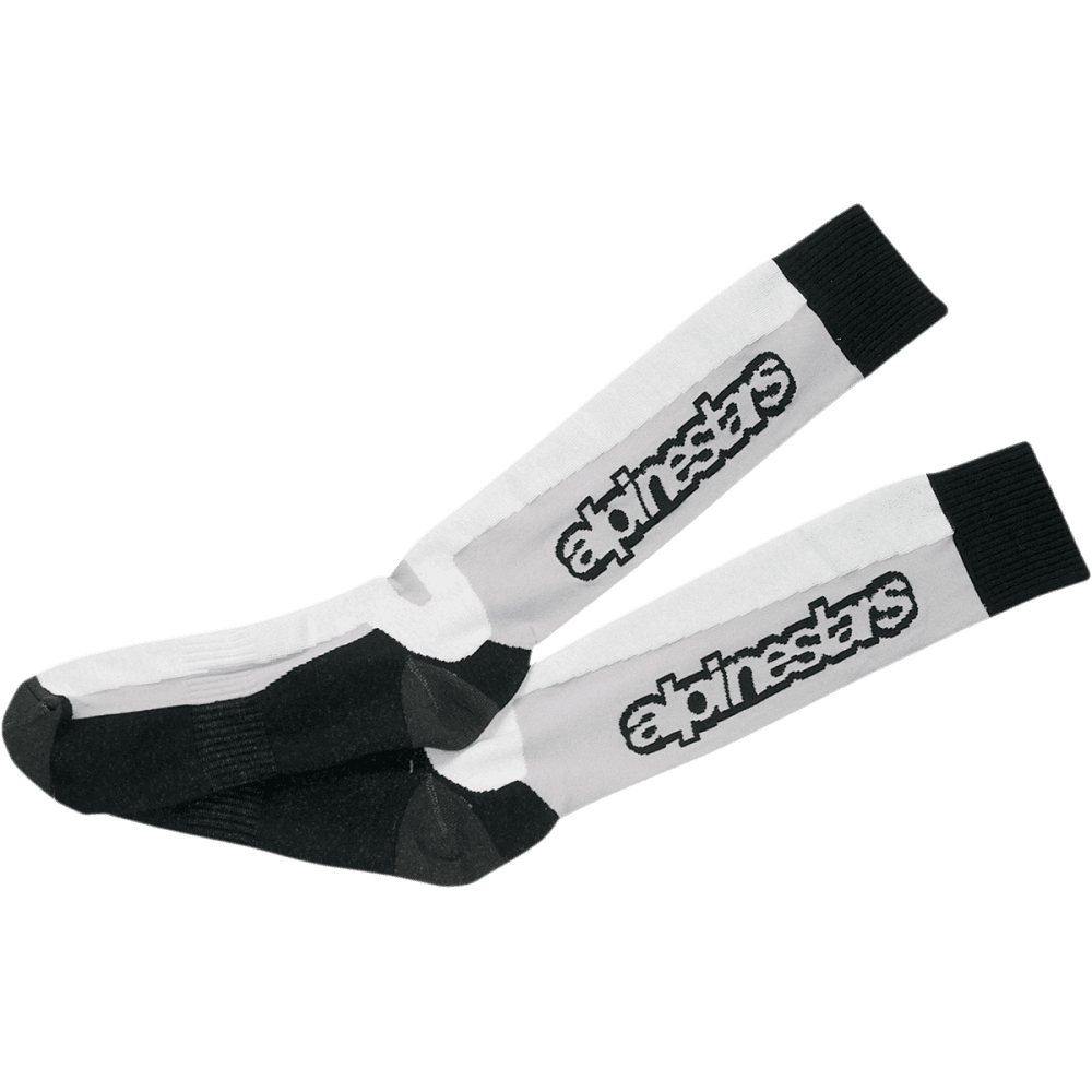Alpinestars (2026) Socks - Touring Summer, Long (White/Black)