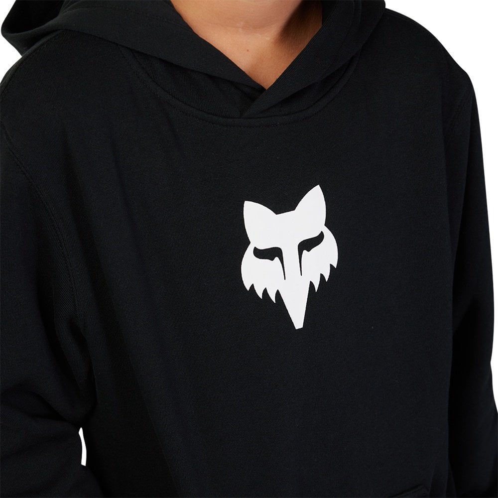 FOX Racing Youth Hoodie - LEGACY Fleece Pullover (Black)
