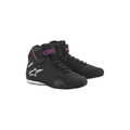 Alpinestars Women's Sektor Motorcycle Riding Shoes (Black/Fuchsia)