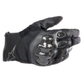 Alpinestars SMX-1 Drystar Motorcycle Short Waterproof Gloves (Black/Black)