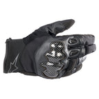 Alpinestars SMX-1 Drystar Motorcycle Short Waterproof Gloves (Black/Black)