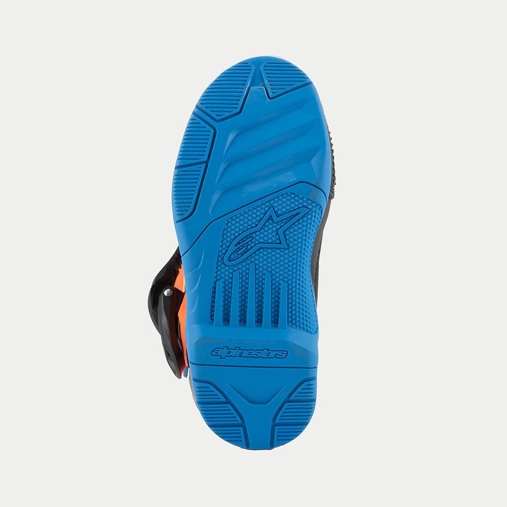 Alpinestars Kids MX Boots - Tech 3S (Orange Fluo/Enamel Blue/Yellow Fluo)
