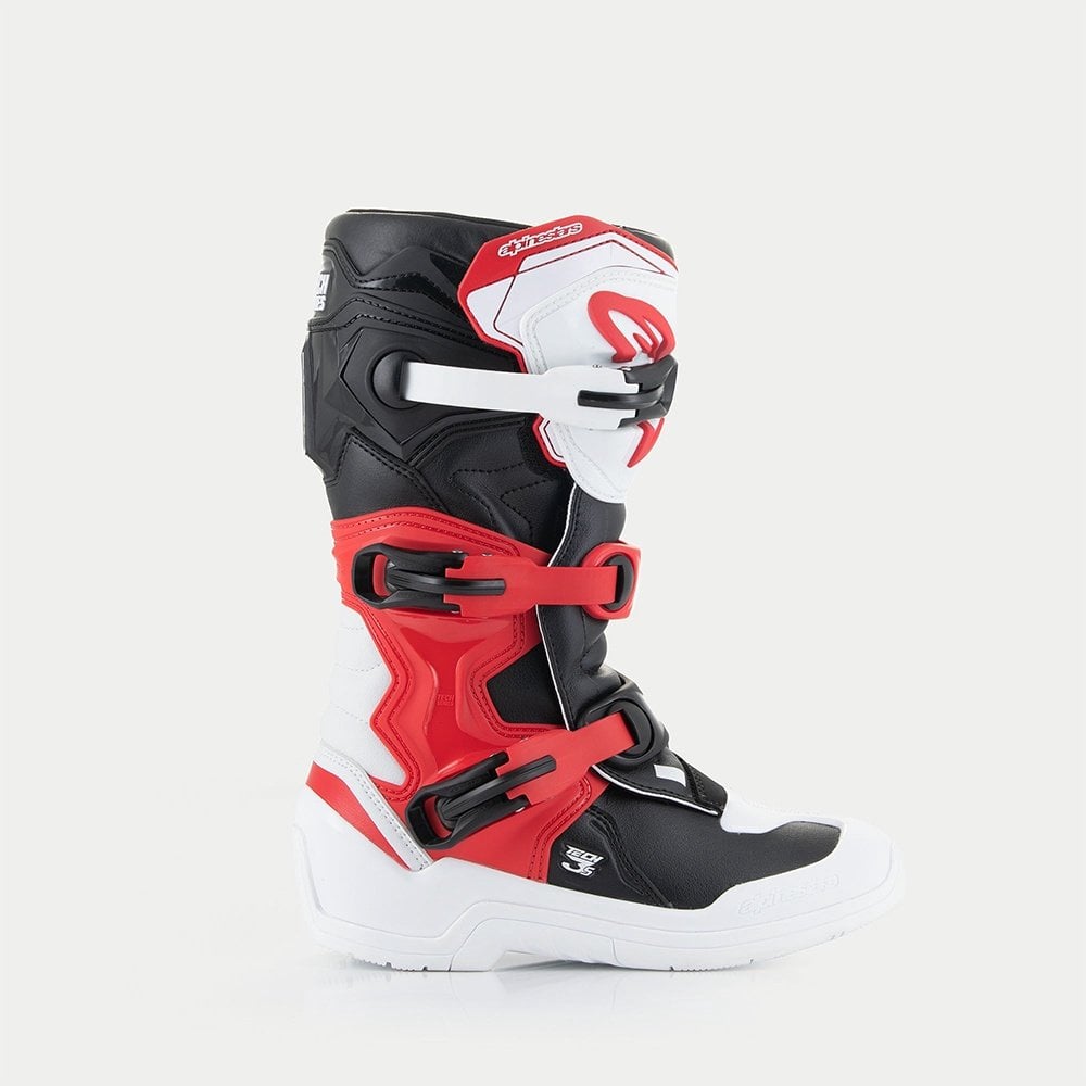 Alpinestars Youth MX Boots  - Tech 3S (White/Black/Bright Red)
