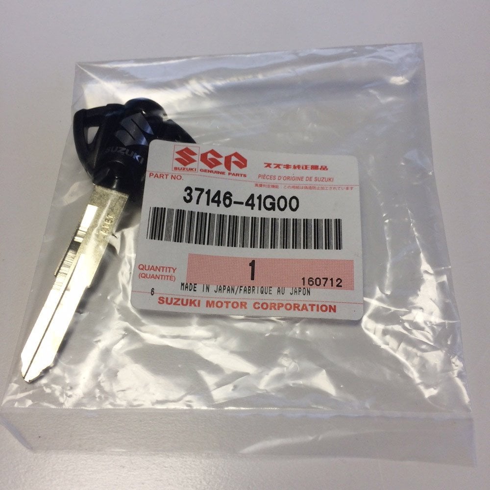Suzuki Genuine Part - Ignition Key, Blank - 37146-41G00-000