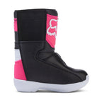 FOX Racing Kids MX | ATV | eBike Boots - COMP (Black/White/Pink)