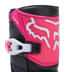 FOX Racing Kids MX | ATV | eBike Boots - COMP (Black/White/Pink)