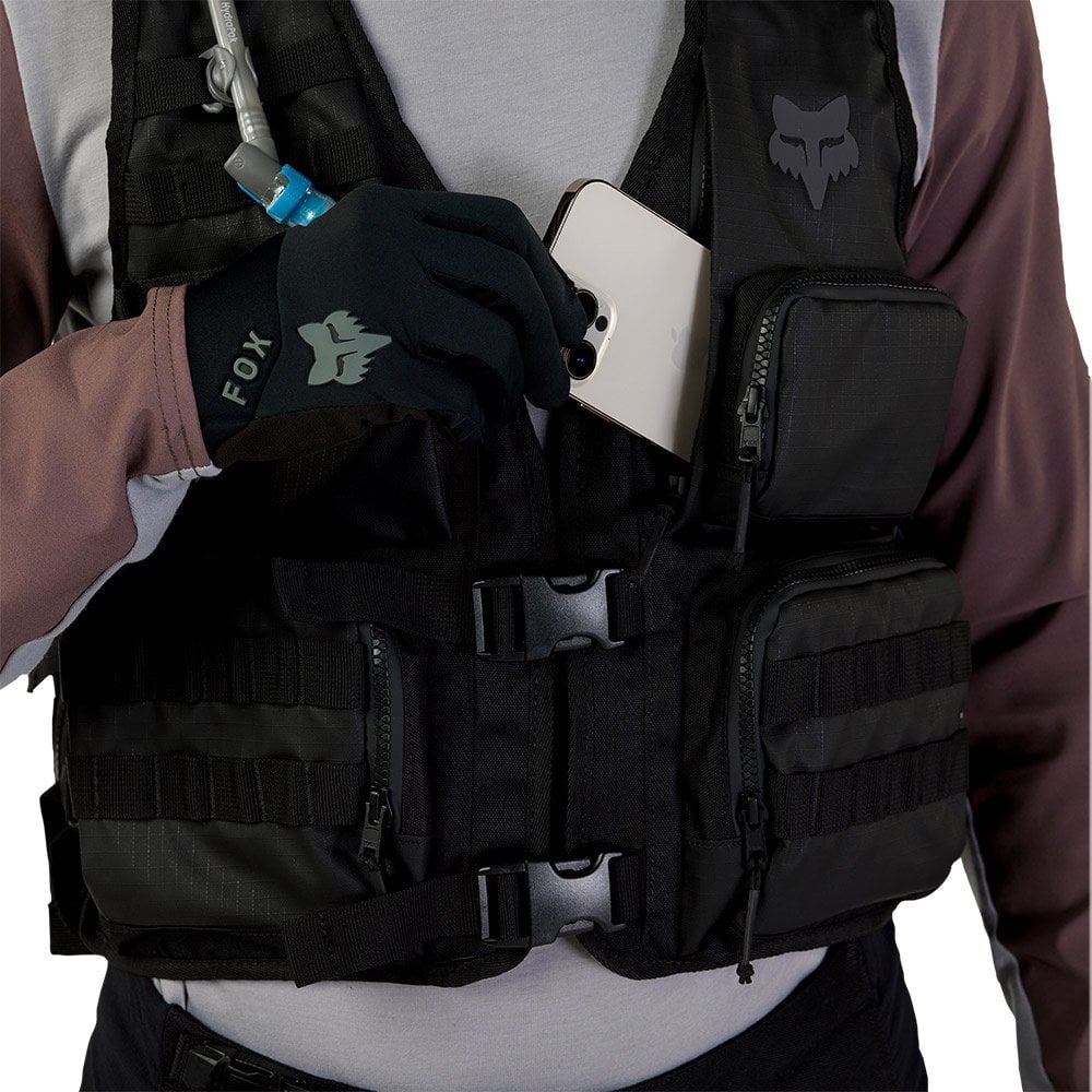 FOX Racing Enduro Vest - LEGION TAC inc 2L HydraPak (Black)