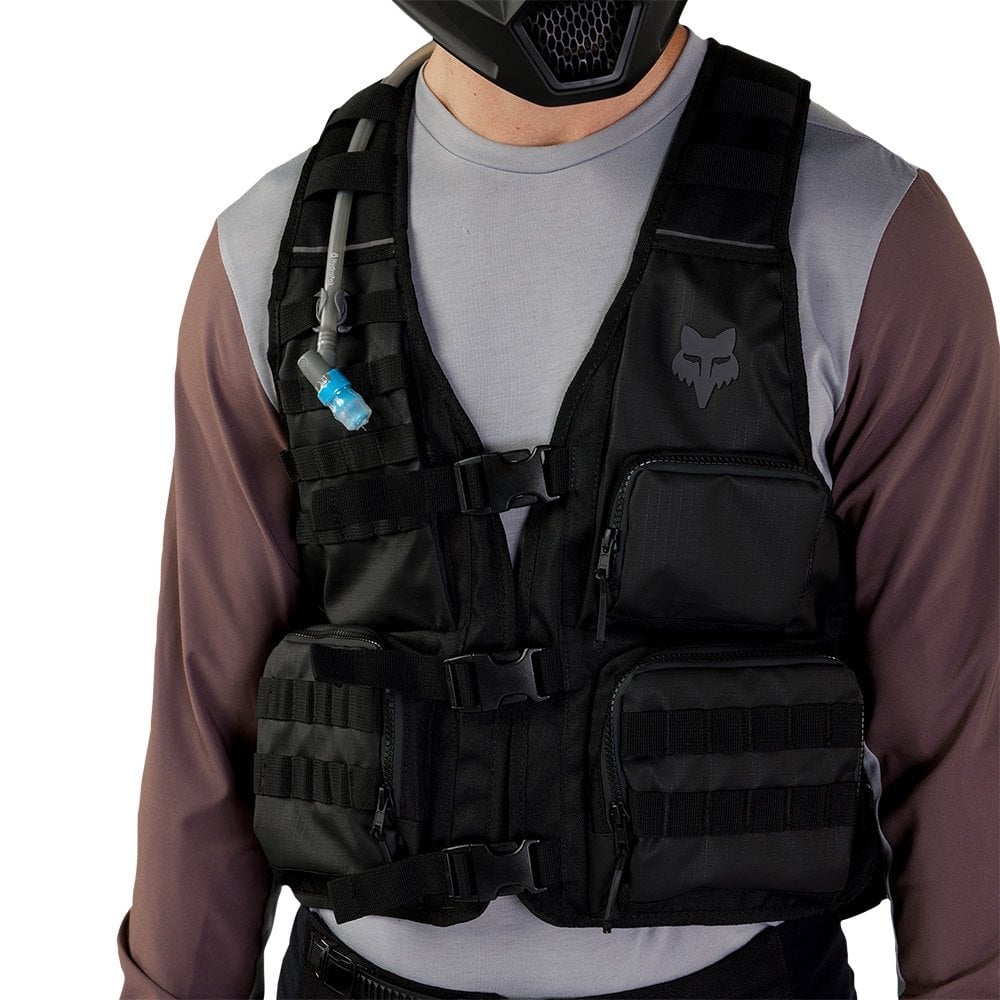 FOX Racing Enduro Vest - LEGION TAC inc 2L HydraPak (Black)