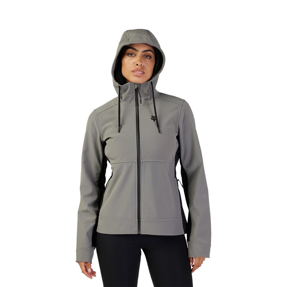 Fox (SALE) Jacket - Womens - PIT Softshell - Pewter V2
