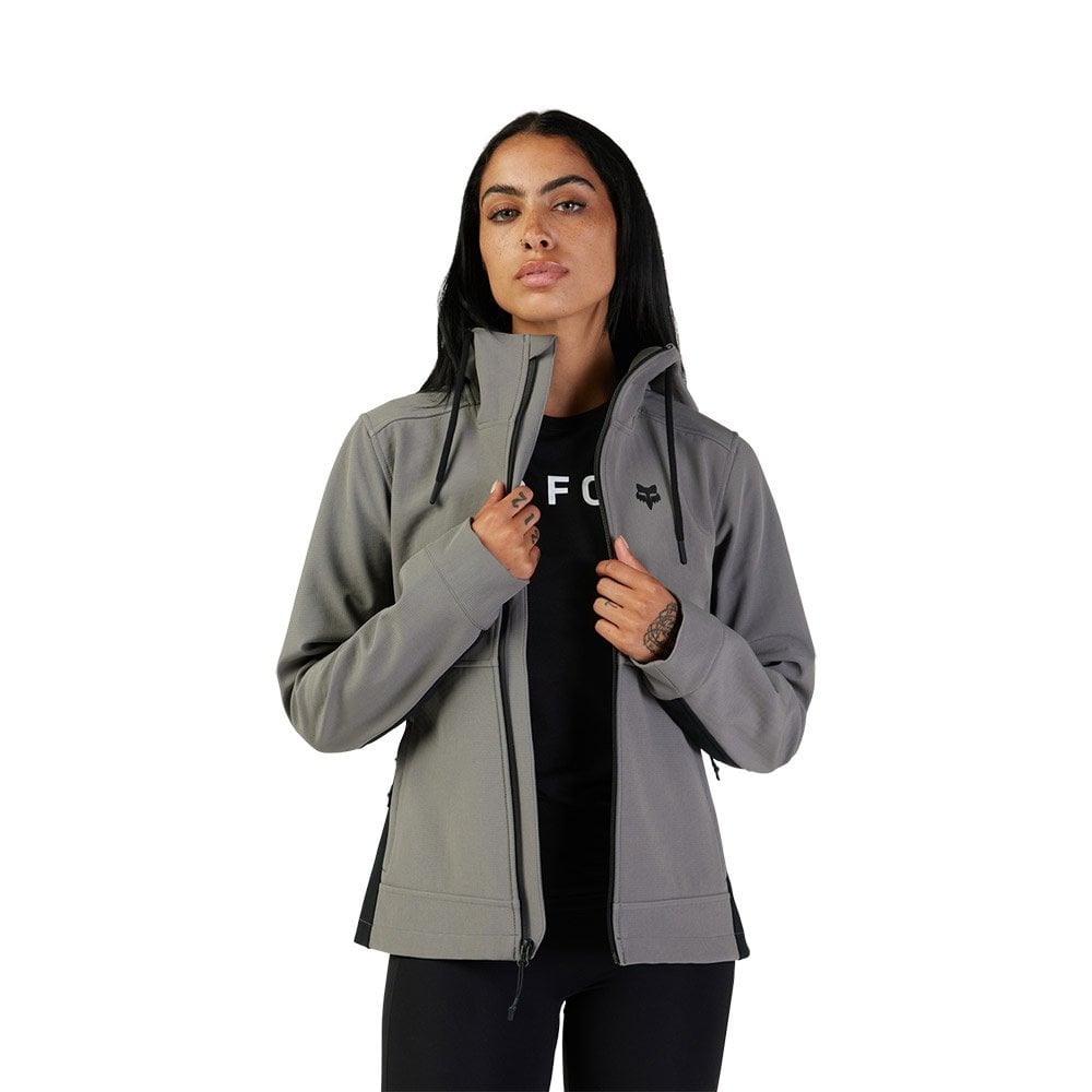 Fox (SALE) Jacket - Womens - PIT Softshell - Pewter V2
