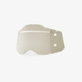 100% (Spares) Lens + Mud Flap/Strip - FORECAST - Accuri-2/Racecraft-2/Strata-2 - Tint - Grey