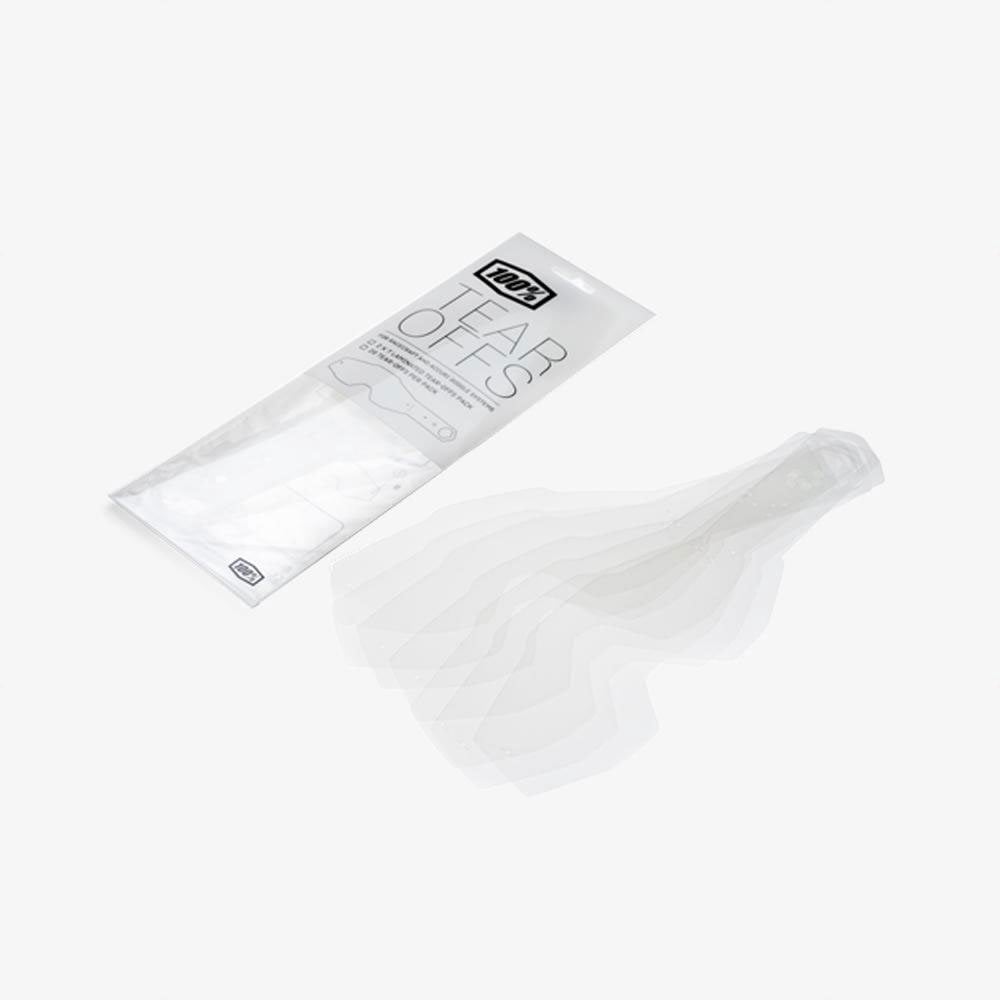 100% (Spares) Tear-Offs - Accuri-1/Racecraft-1/Strata-1 - Standard - x20