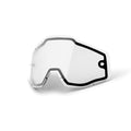 100% (Spares) Lens - Accuri-1/Strata-1/Racecraft-1 (Dual/Enduro) - Clear