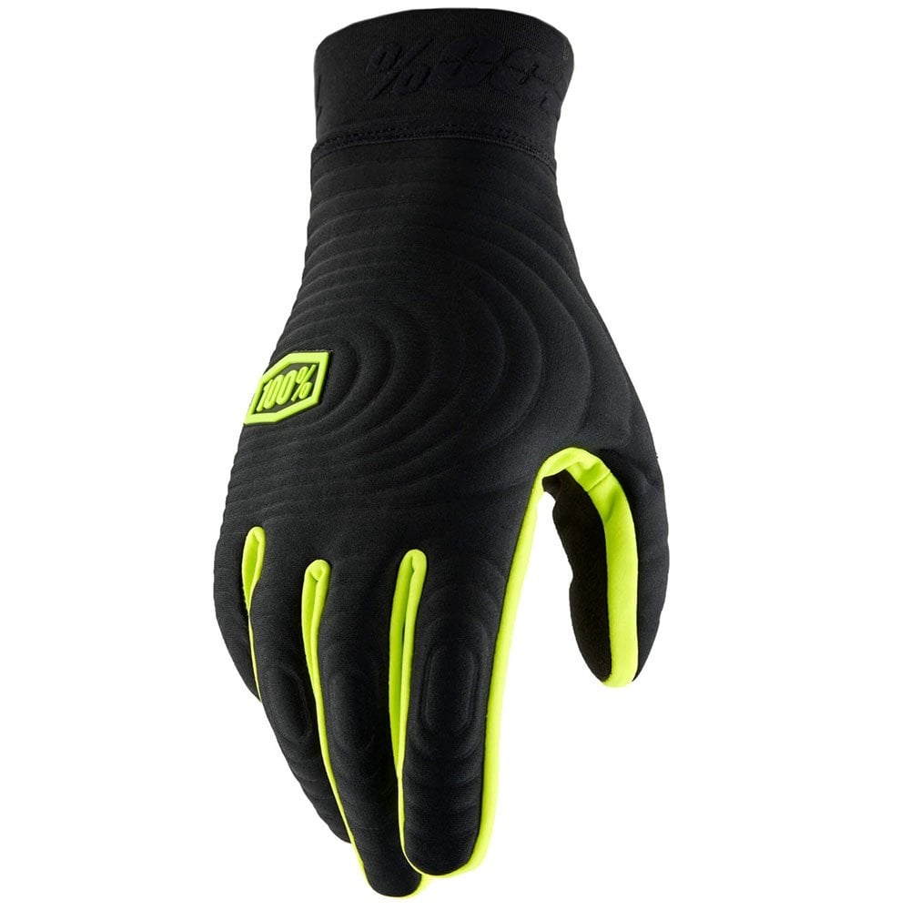 100% MX | MTB | Enduro Gloves - Brisker XTREME (Black/Fluo Yellow)
