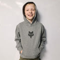 FOX Racing Youth Hoodie - LEGACY Fleece Pullover (Heather Grey)