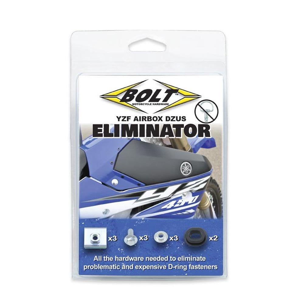 Bolt Hardware - DZUS Eliminator Kit - YZF250 14-18, YZF450 14-17, WRF250/450 16-19, YZF250X 15-19, YZF450X 16-19