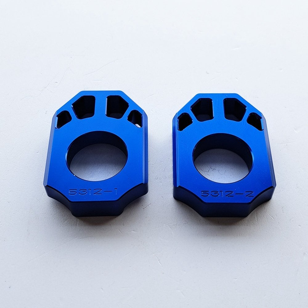 Zeta - Axle Blocks - YZ125/250 99-26, YZF250 02-08, YZF450 03-08, WRF250 02-23, WRF450 04-23, YZF250/450X 16-23